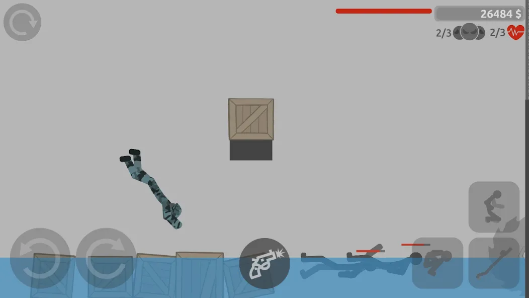 Stick Battle: Ragdoll Fight  [МОД Бесконечные деньги] Screenshot 1