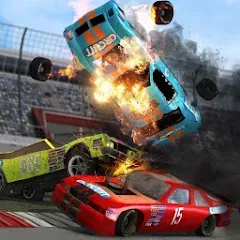 Скачать взломанную Demolition Derby 2 (Демолиция Дерби 2)  [МОД Меню] - полная версия apk на Андроид