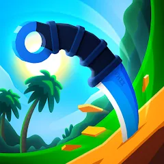 Взломанная Flippy Knife: 3D flipping game (Флиппи Найф)  [МОД Unlocked] - полная версия apk на Андроид