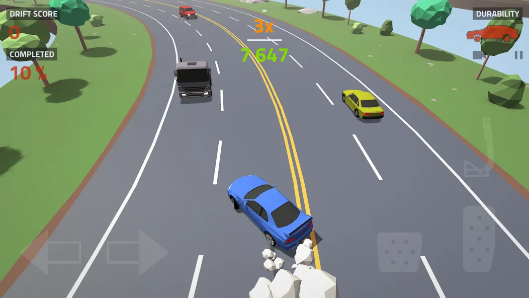 Polygon Drift: Traffic Racing (Полигон Дрифт)  [МОД Menu] Screenshot 5