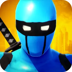 Взломанная Blue Ninja : Superhero Game (Блу Ниндзя)  [МОД Бесконечные монеты] - последняя версия apk на Андроид