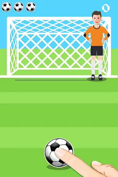 Penalty Shootout Game Offline (Пенальти игра без подключения к интернету)  [МОД Unlocked] Screenshot 1