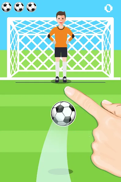 Penalty Shootout Game Offline (Пенальти игра без подключения к интернету)  [МОД Unlocked] Screenshot 5