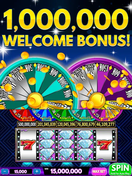 Spin Vegas Slots: Slot Games (Спин Вегас слоты)  [МОД Unlocked] Screenshot 1