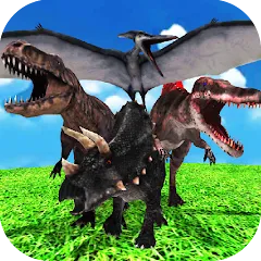 Взлом Dino Battle Arena Lost Kingdom (Дино Битва Арена Потерянное Королевство)  [МОД Unlocked] - полная версия apk на Андроид