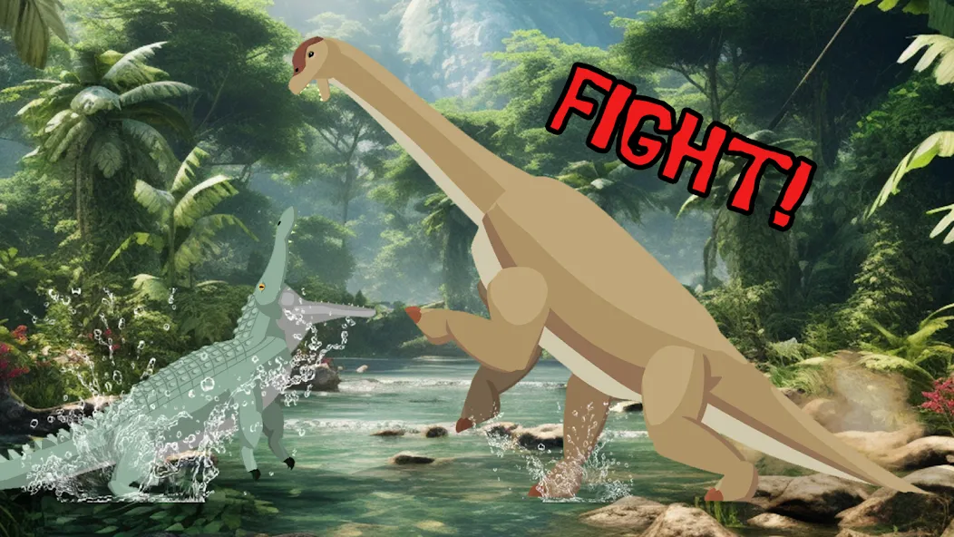 T-Rex Fights Dinosaurs  [МОД Unlimited Money] Screenshot 3