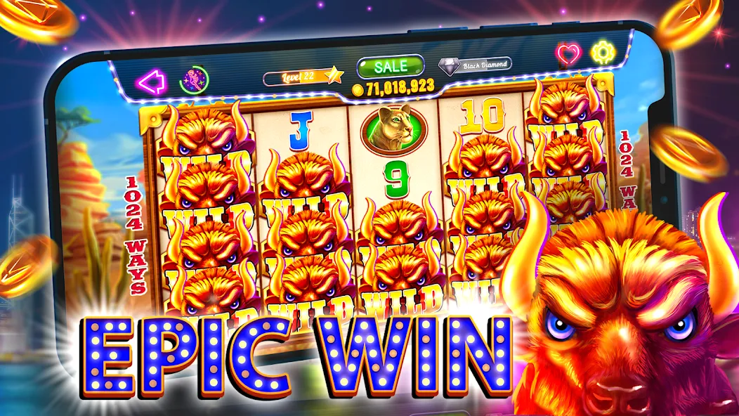 Old Vegas Slots - Casino 777 (Олд Вегас Слотс)  [МОД Бесконечные монеты] Screenshot 4