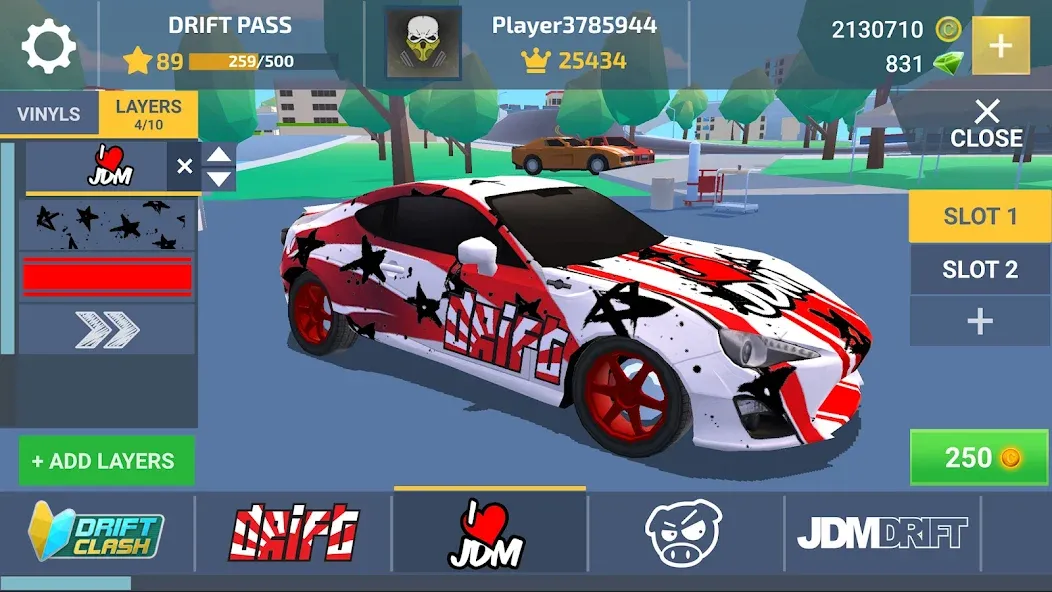 Drift Clash Online Racing (Дрифт Клаш)  [МОД Menu] Screenshot 1