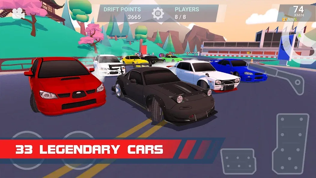 Drift Clash Online Racing (Дрифт Клаш)  [МОД Menu] Screenshot 4