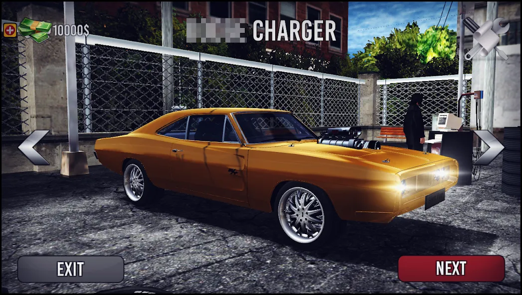 Charger Drift Simulator (Чарджер Дрифт Симулятор)  [МОД Бесконечные деньги] Screenshot 1