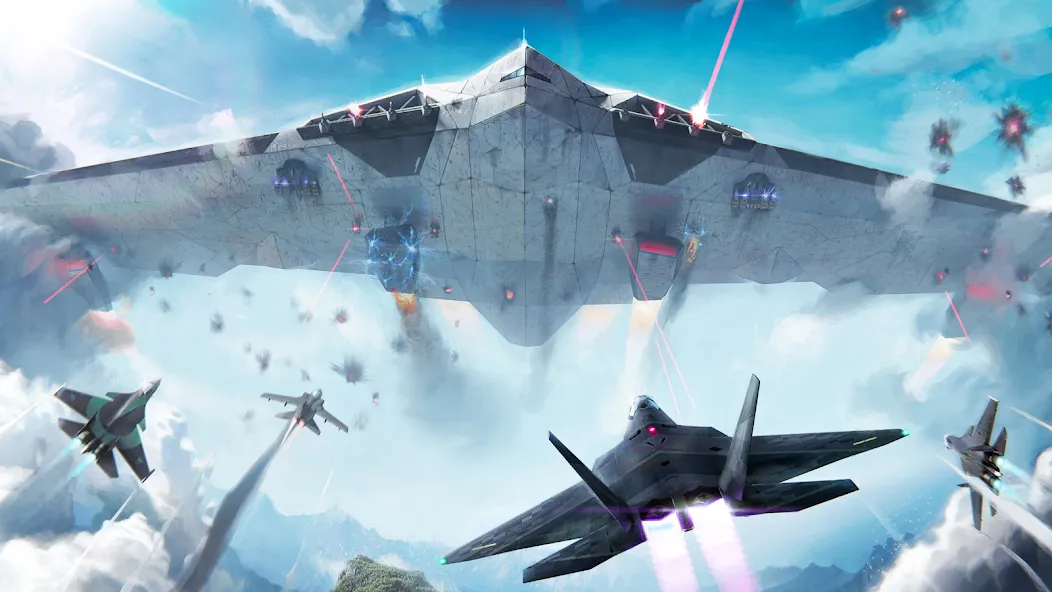 Modern Warplanes: PvP Warfare (Модерн Варплейнс)  [МОД Много денег] Screenshot 2