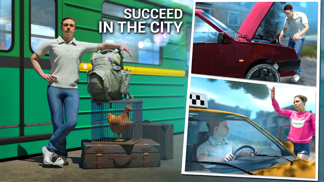 Real Driving School in City  [МОД Меню] Screenshot 1