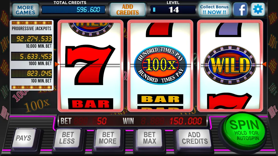 777 Slots Casino Classic Slots (Слоты Казино Классические Слоты)  [МОД Бесконечные деньги] Screenshot 1