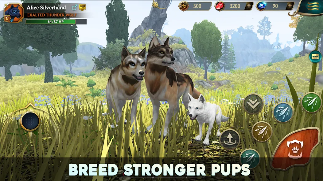 Wolf Tales - Wild Animal Sim (Вулф Тейлс)  [МОД Unlimited Money] Screenshot 1