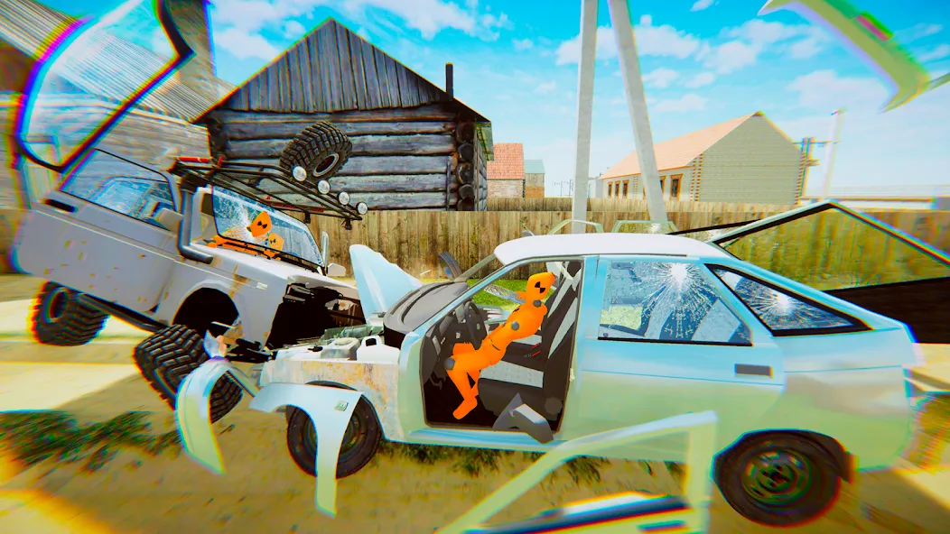 VAZ Crash Test Simulator 2  [МОД Меню] Screenshot 2