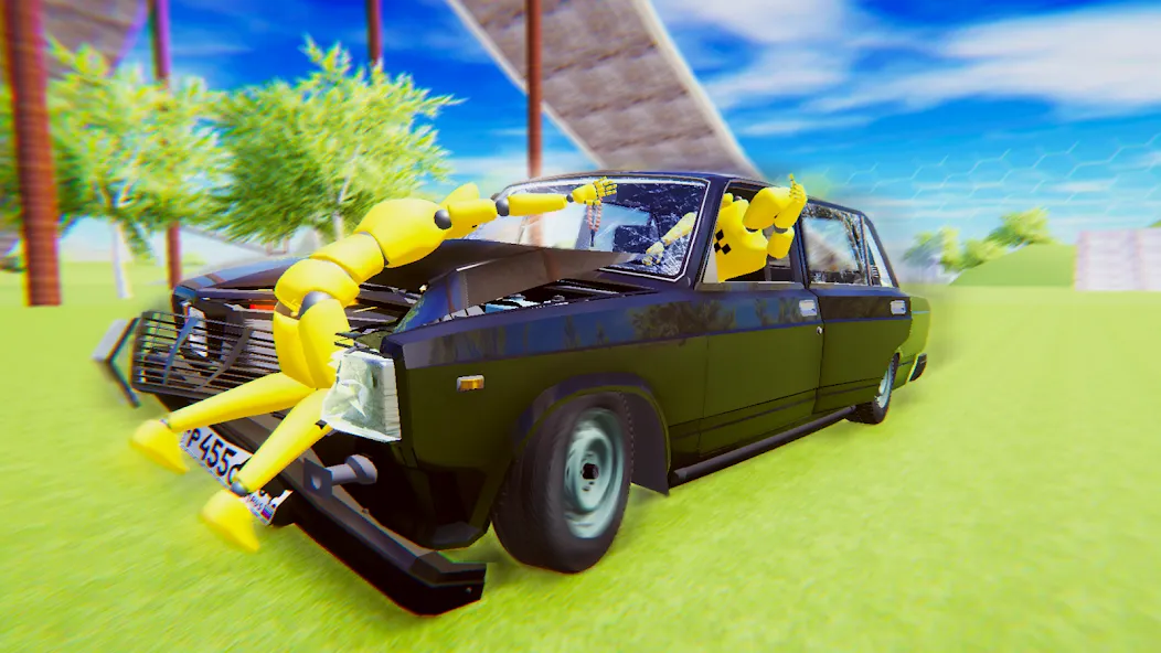 VAZ Crash Test Simulator 2  [МОД Меню] Screenshot 4