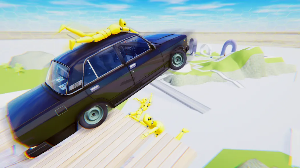 VAZ Crash Test Simulator 2  [МОД Меню] Screenshot 5