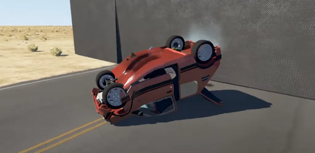 Realistic Car Crash Simulator  [МОД Много монет] Screenshot 1