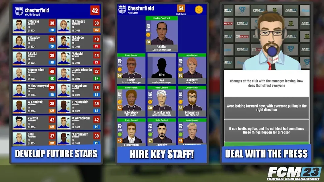 FCM23 Soccer Club Management (Футбольное клубное управление 2023)  [МОД Mega Pack] Screenshot 4