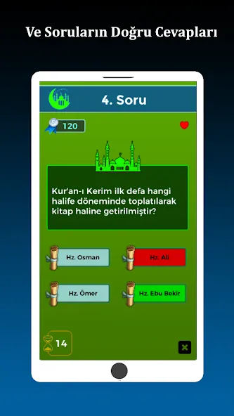 İslami Bilgi Yarışması  [МОД Все открыто] Screenshot 3