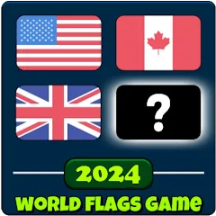Взломанная World Flags Quiz Game (Ворлд Флагс Квиз Гейм)  [МОД Меню] - стабильная версия apk на Андроид