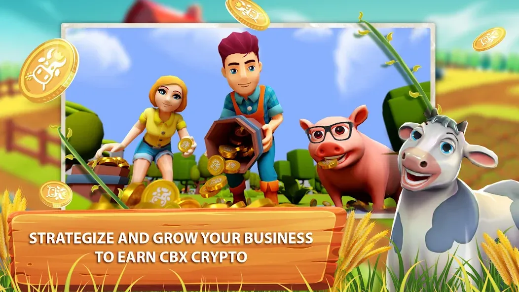 CropBytes: A Crypto Farm Game (КропБайтс)  [МОД Много денег] Screenshot 2