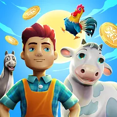 Взлом CropBytes: A Crypto Farm Game (КропБайтс)  [МОД Много денег] - последняя версия apk на Андроид