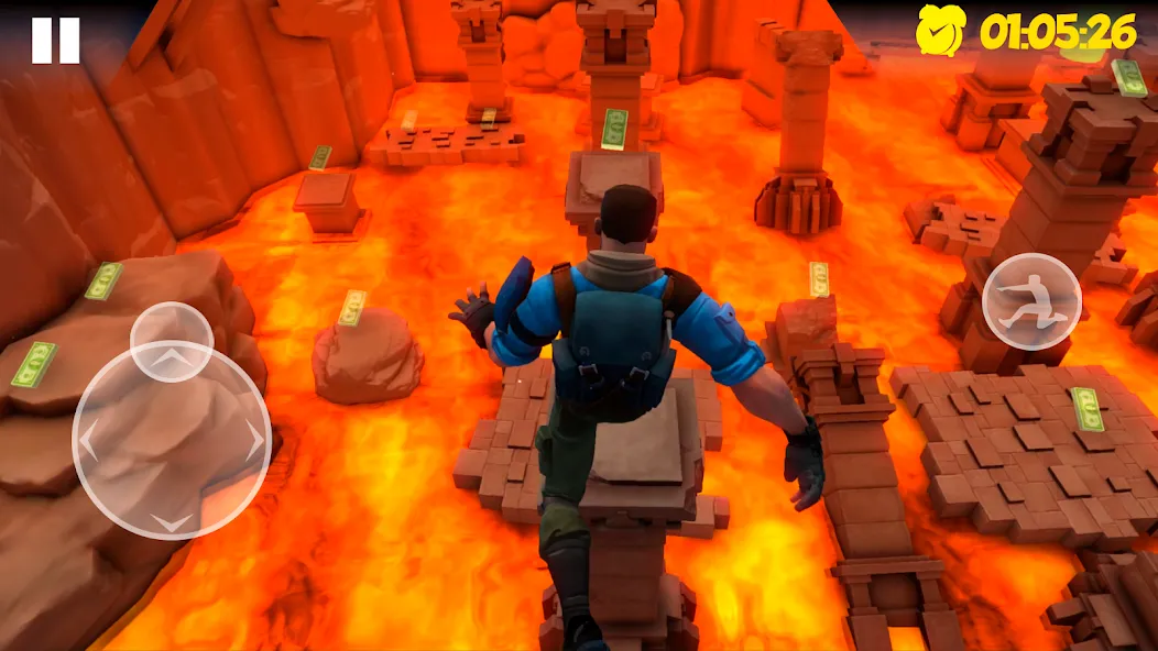 Hot Lava Floor: Urban Escape (Хот Лава Флор)  [МОД Menu] Screenshot 3