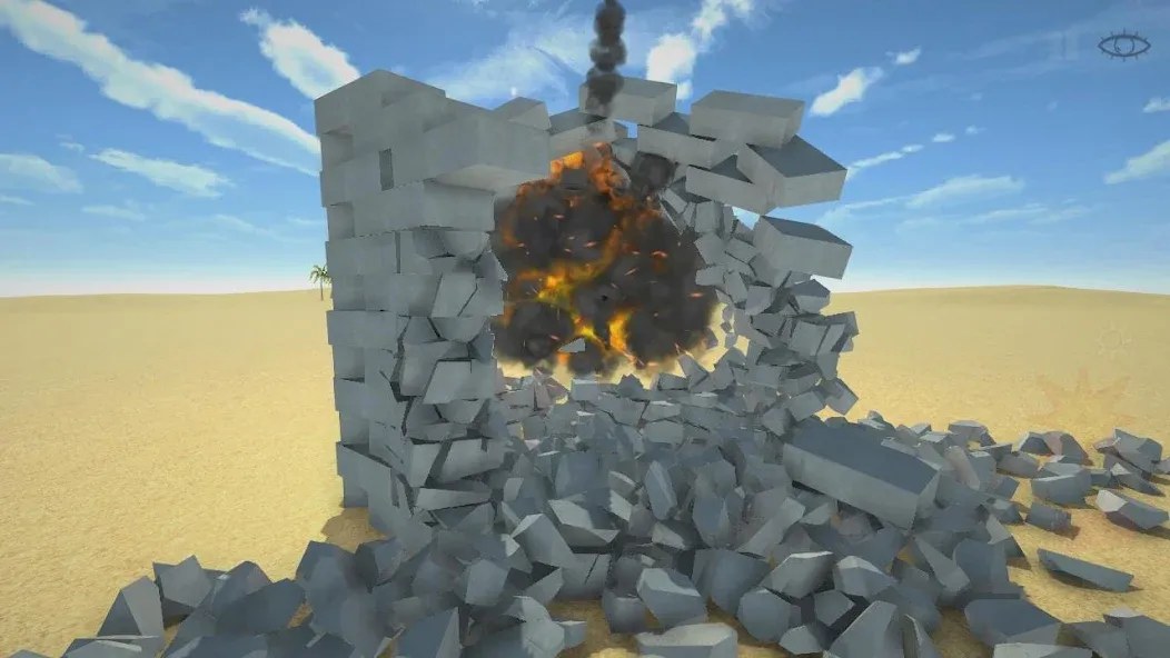 Destruction simulator sandbox  [МОД Много монет] Screenshot 2