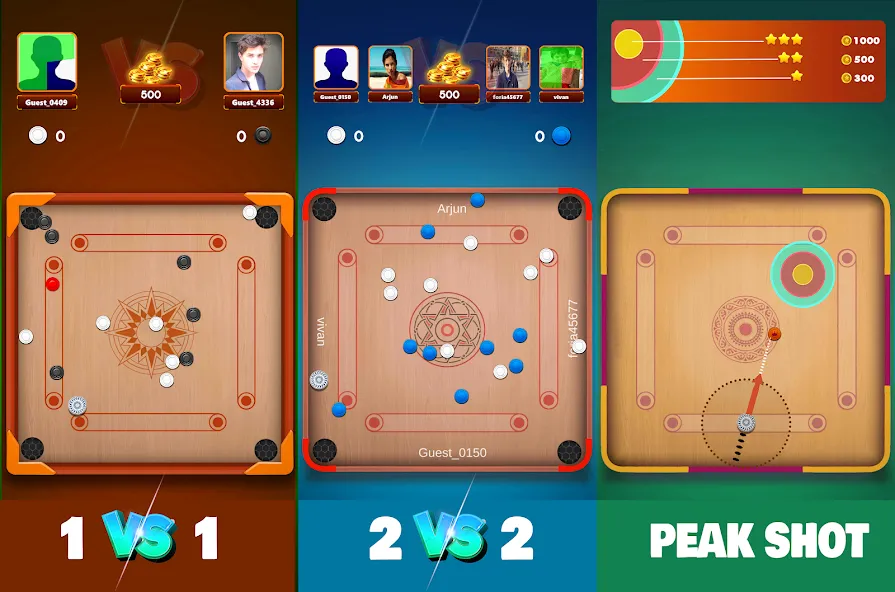 Carrom Board Clash : Pool game (Карром борд пул игра)  [МОД Menu] Screenshot 4