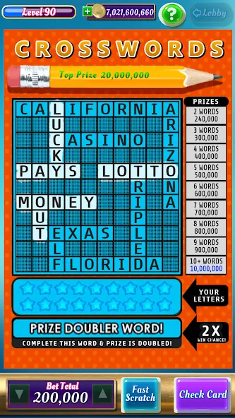 Scratch Off Lottery Casino (Скретч Офф Лотерейное Казино)  [МОД Много монет] Screenshot 5