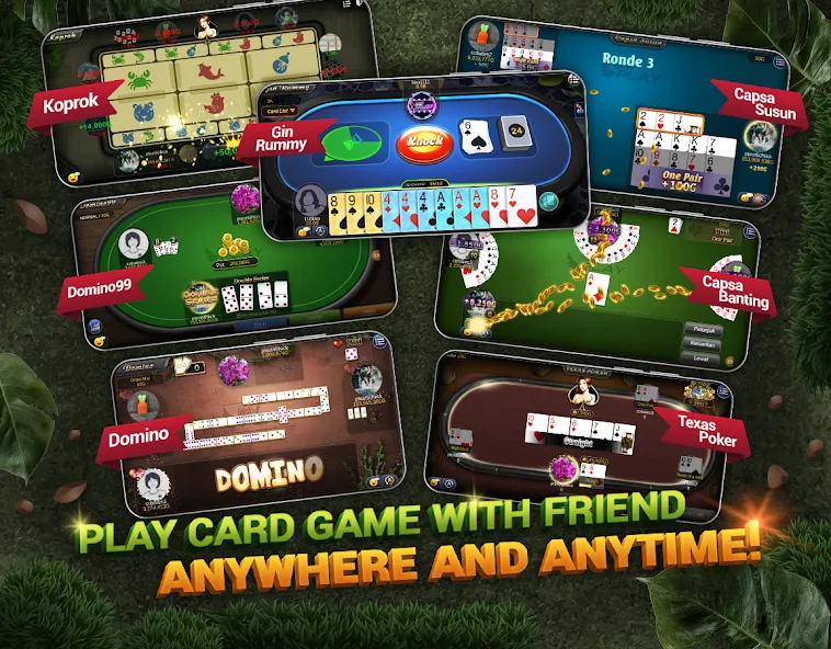 Indoplay-Capsa Domino QQ Poker (Индоплэй)  [МОД Меню] Screenshot 4