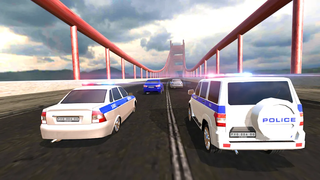 Police Car Chase  [МОД Меню] Screenshot 5