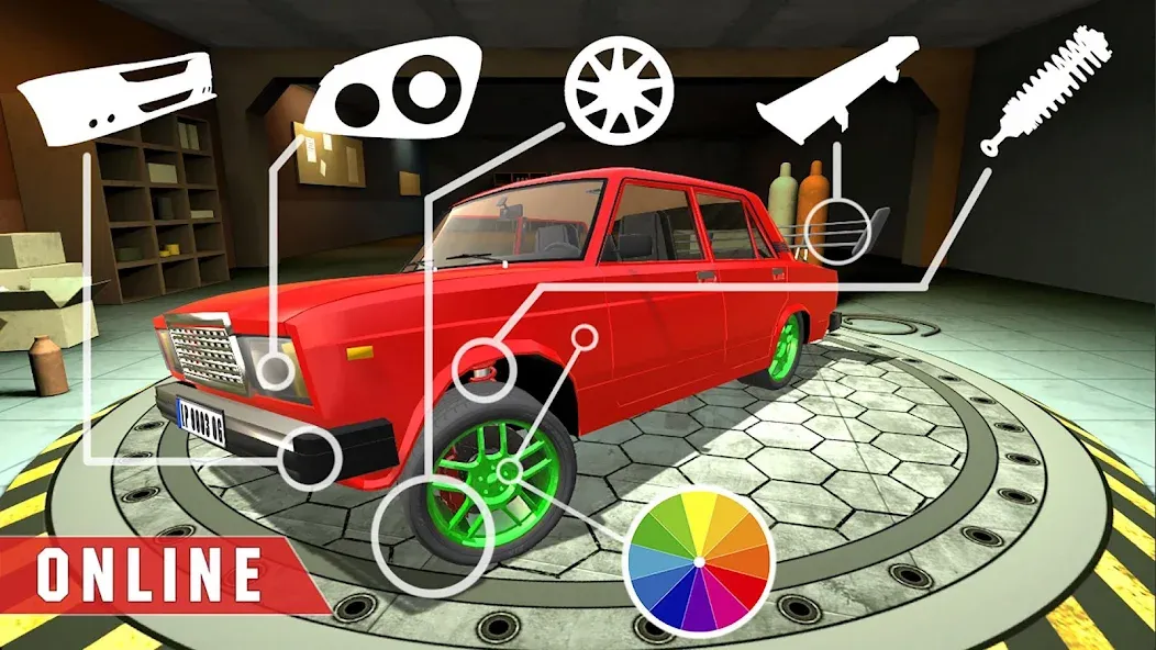 Real Cars Online Racing  [МОД Бесконечные деньги] Screenshot 1