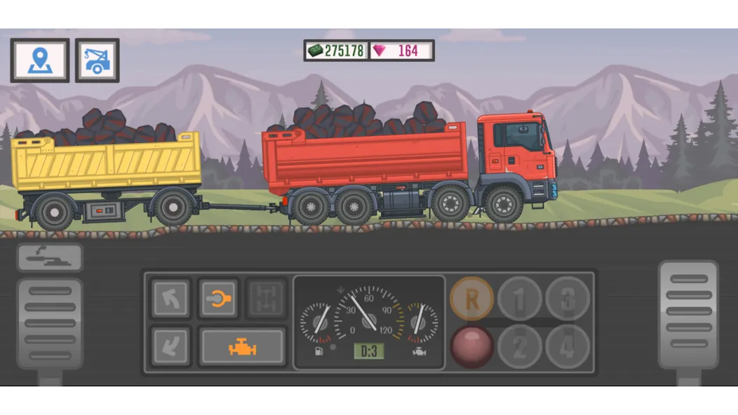 Trucker and Trucks  [МОД Menu] Screenshot 1