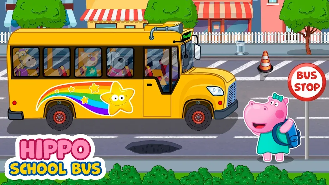 Kids School Bus Adventure  [МОД Menu] Screenshot 1