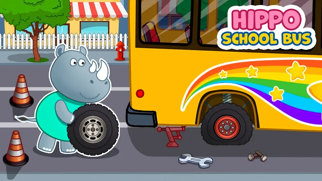 Kids School Bus Adventure  [МОД Menu] Screenshot 4