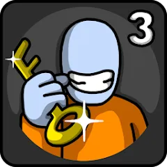 Скачать взлом One Level 3 Stickman Jailbreak (Один Уровень 3)  [МОД Бесконечные монеты] - полная версия apk на Андроид