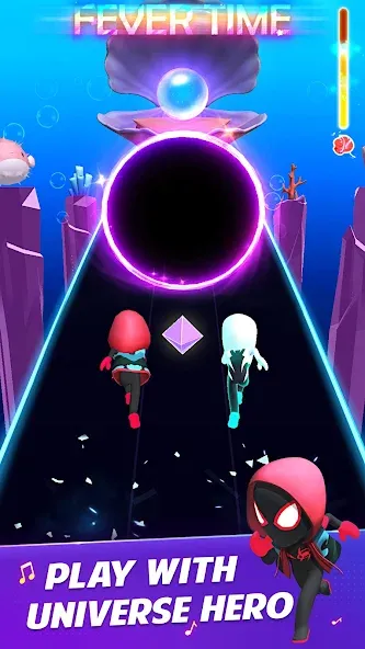 Universe Hero 3D - Music&Swing (Юниверс Хиро 3Д)  [МОД Бесконечные деньги] Screenshot 4