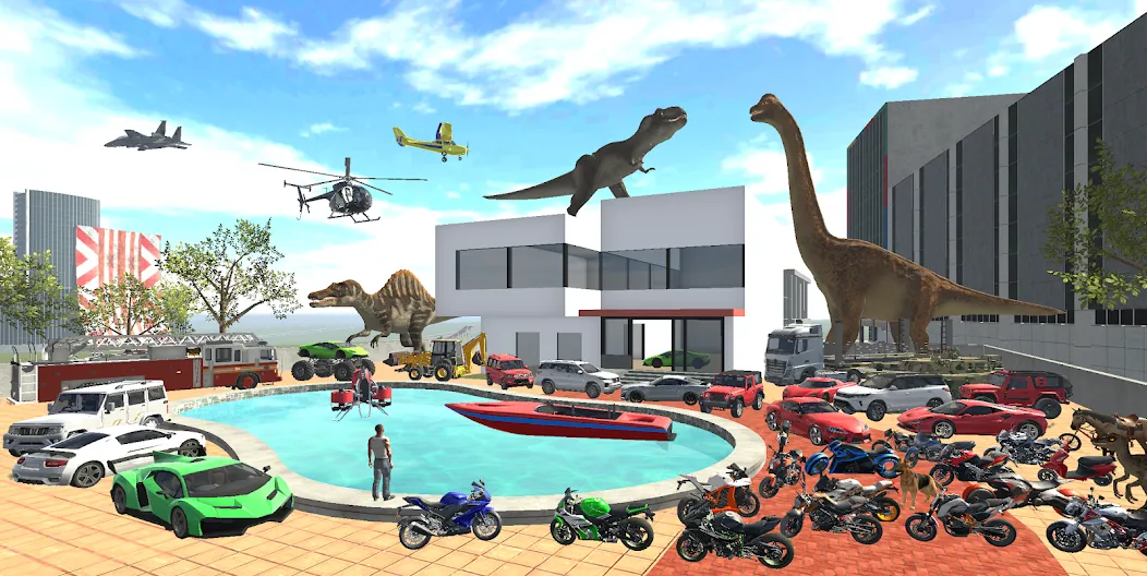 Indian Bikes Driving 3D (Индийские мотоциклы Вождение 3D)  [МОД Unlocked] Screenshot 1