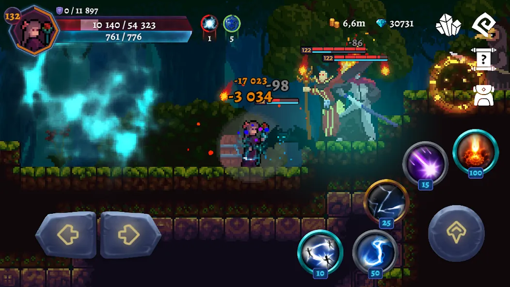 Darkrise - Pixel Action RPG (Даркрайс)  [МОД Много денег] Screenshot 1
