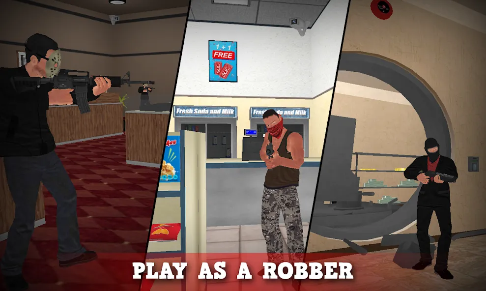 Justice Rivals 3 Cops&Robbers  [МОД Unlimited Money] Screenshot 2