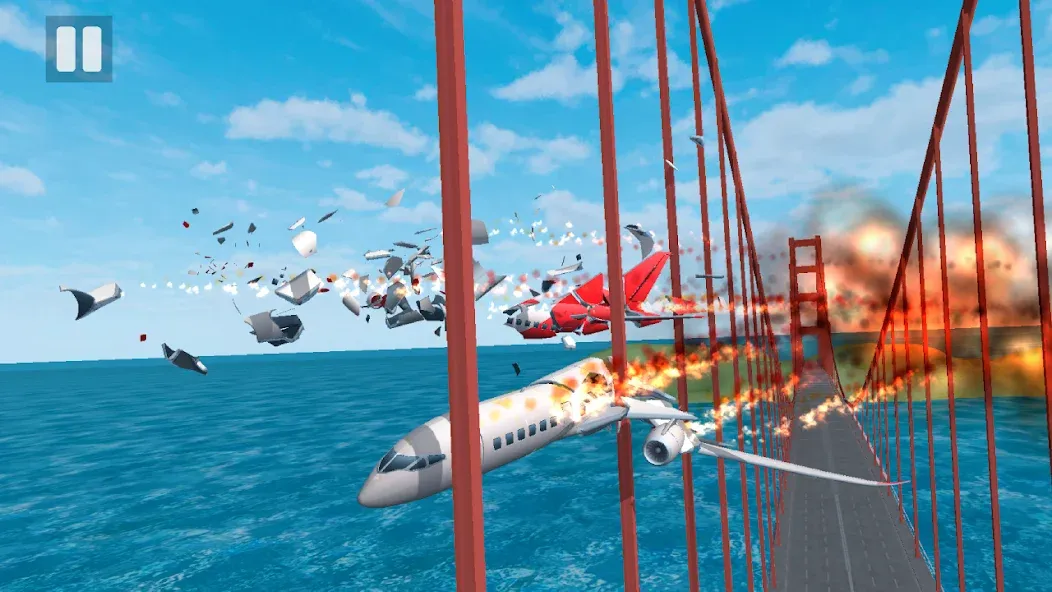 Plane Crash: Flight Simulator (Плейн Краш)  [МОД Все открыто] Screenshot 2