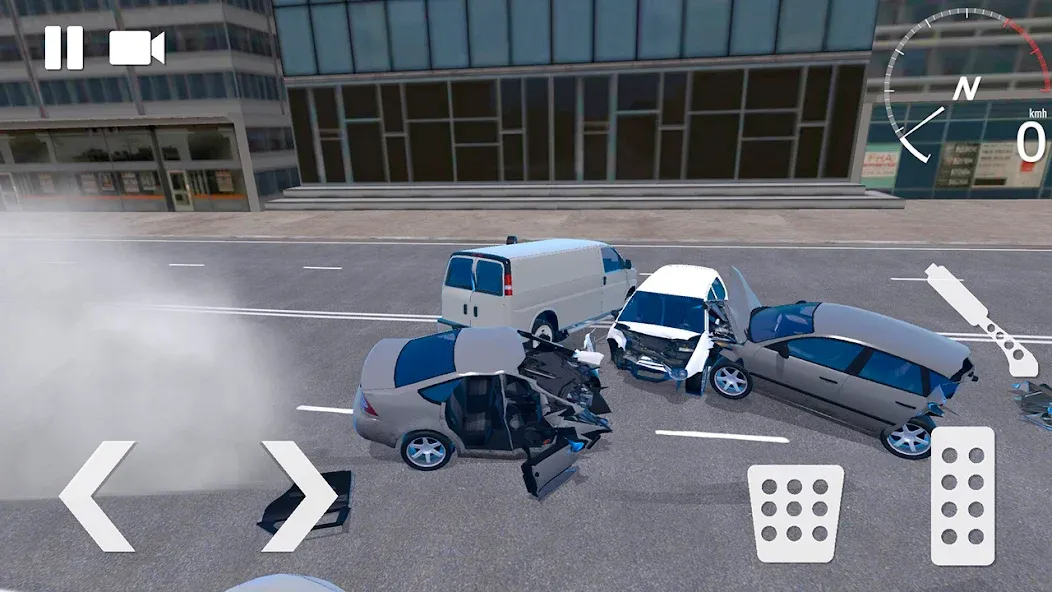 Traffic Crashes Car Crash (Трафик Краш Кар Краш)  [МОД Menu] Screenshot 1