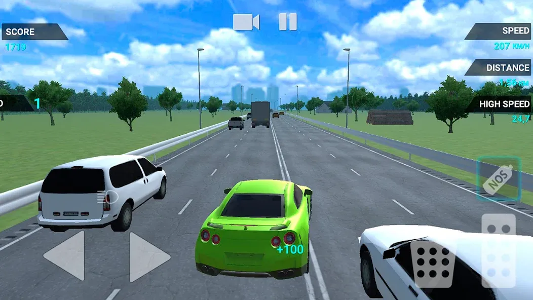 Traffic Racer Speeding Highway (Трафик Рейсер Скоростная Шоссе)  [МОД Menu] Screenshot 3