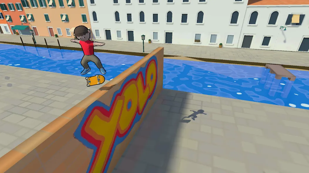 Skate King: Skateboard Stunts (Скейт Кинг)  [МОД Бесконечные монеты] Screenshot 2