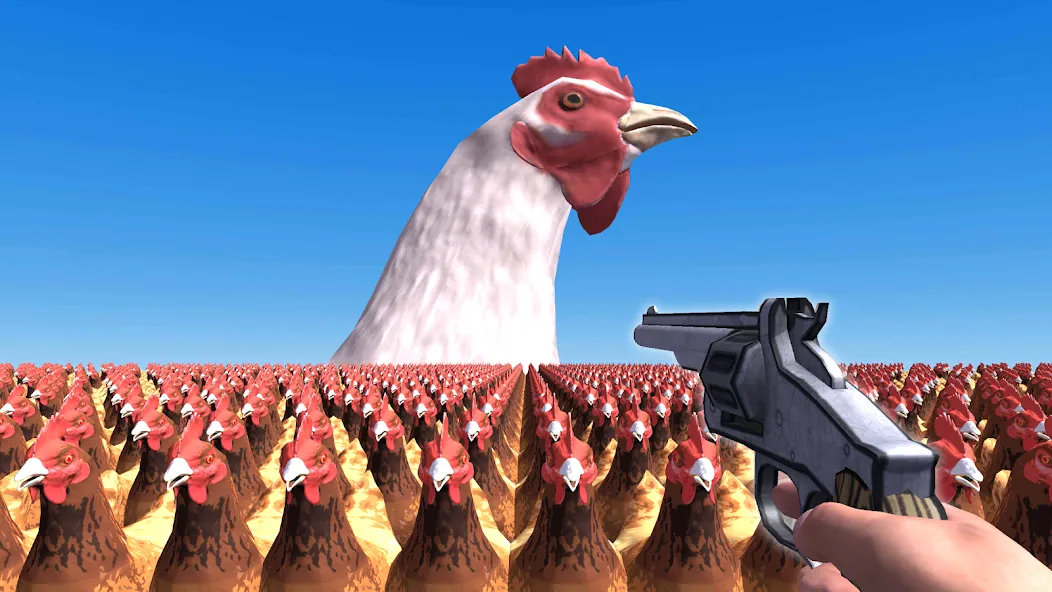 Cluck Shot: Chicken War FPS (Клак Шот)  [МОД Unlocked] Screenshot 1