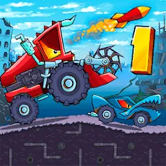 Скачать взлом Car Eats Car - Apocalypse Race (Кар Итс Кар)  [МОД Много денег] - стабильная версия apk на Андроид