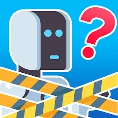 Скачать взломанную No Robots Allowed - Crazy Quiz (Но роботы не допускаются)  [МОД Бесконечные деньги] - последняя версия apk на Андроид