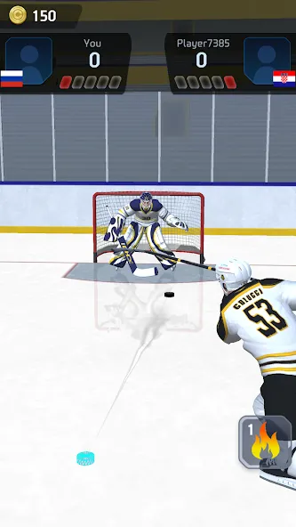 Hockey Game Stars 3D (Хоккей Гейм Старс 3D)  [МОД Unlimited Money] Screenshot 2